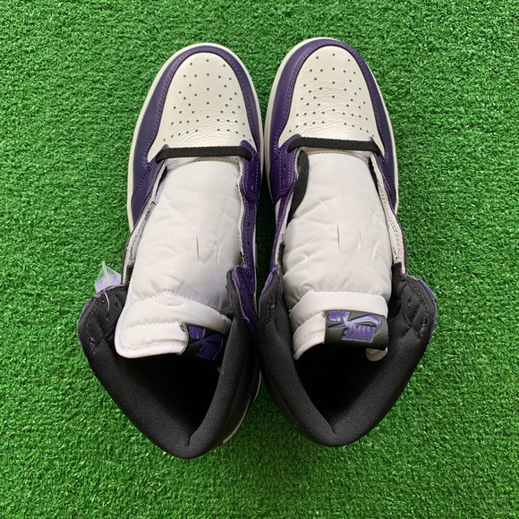 -Edm- 🟣Air Jordan 1 High ‘Court Purple’ (Sz 9.5) - Picture 6 of 10
